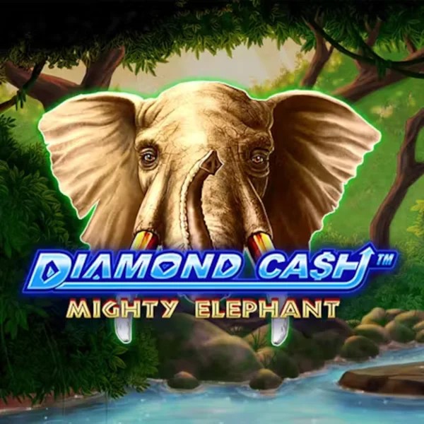 Diamond Cash Mighty Elephant slot visual from Greentube available on betfred-365.com
