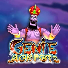 Genie Jackpots slot logo by Blueprint Gaming at Betfred 365 Casino