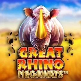Slots logo of Great Rhino Megaways from Pragmatic Play at Betfred 365 Casino