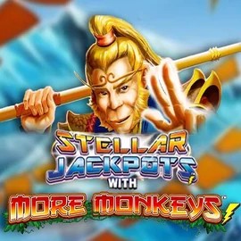 Stellar Jackpots with More Monkeys by Lightning Box Game, showcased at betfred-365.com – game logo
